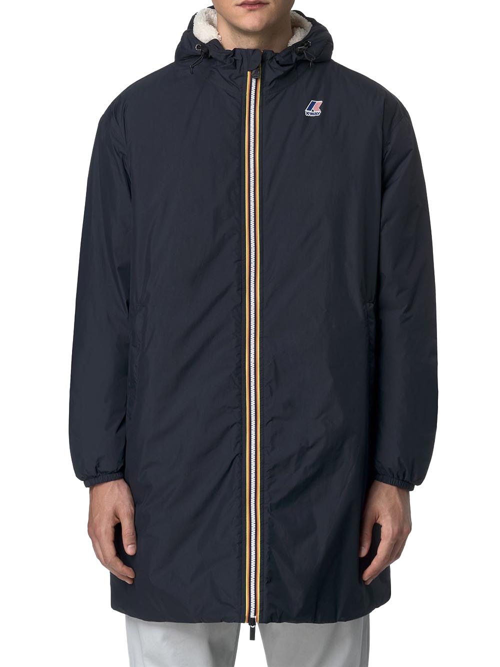 K-Way Impermeabile UNISEX Mod. K21516W LE VRAI 4,0 EIFFEL EAST ORSETTO K89 Blu