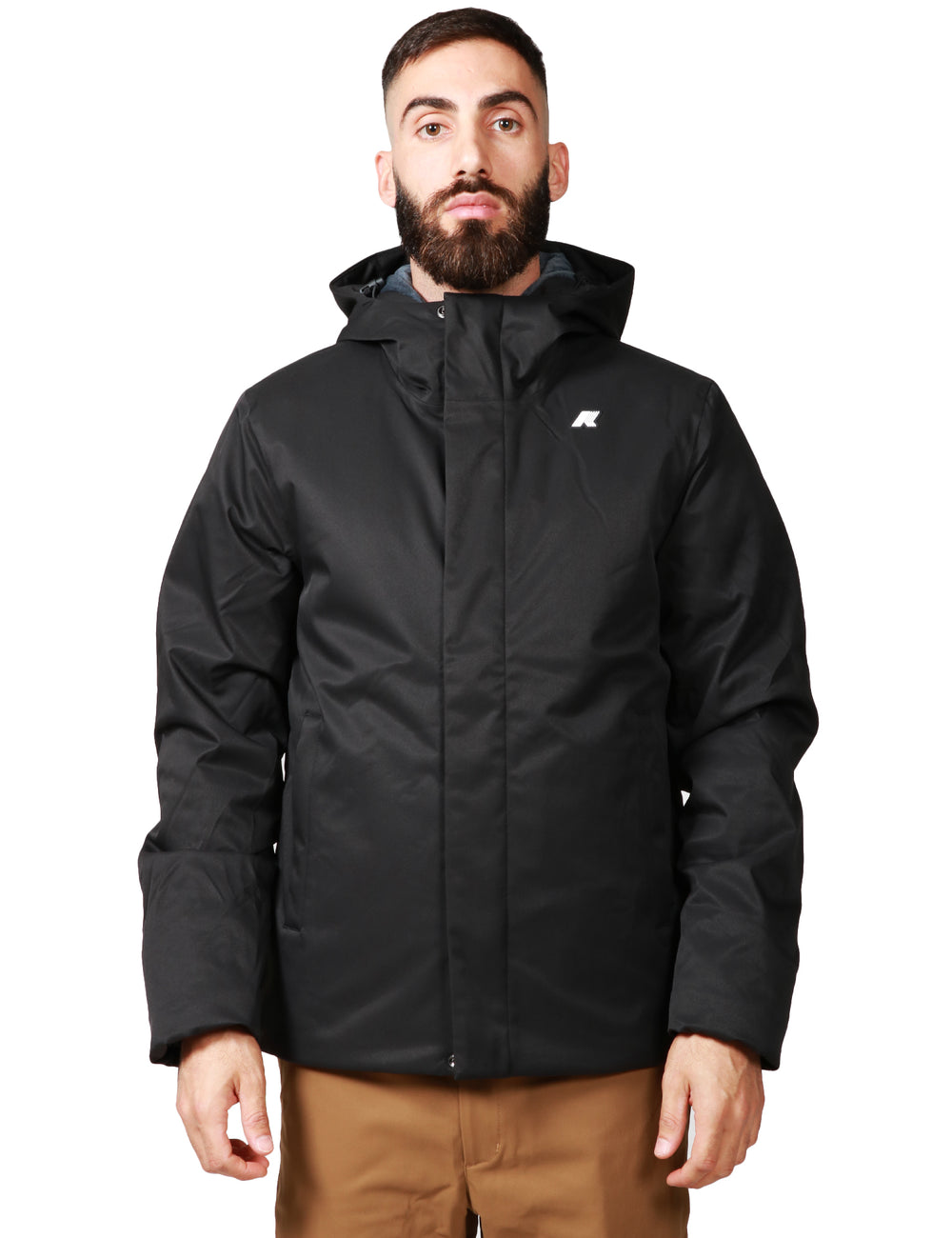 K-Way Giubbotto corto Uomo Mod. K8133DW JACKO TWILL MARMOTTA AL8 Nero