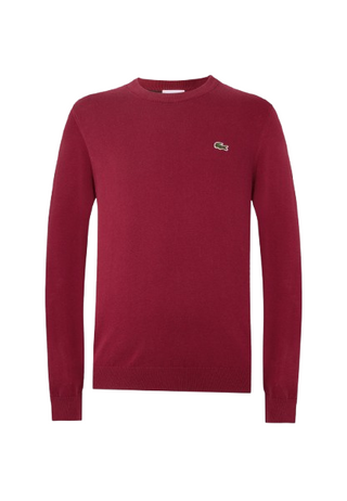 Lacoste Maglione Girocollo Uomo Mod. AH0128 COTONE 476 Bordeau