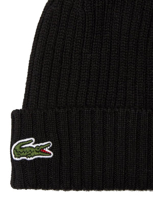 Lacoste Cappello Uomo Mod. RB0001 LANA 031 Nero