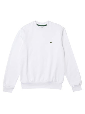 Lacoste Felpa Girocollo Uomo Mod. SH9608 001 Bianco