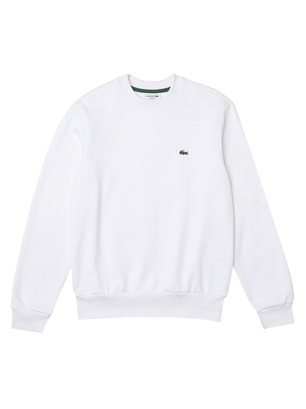 Lacoste Felpa Girocollo Uomo Mod. SH9608 001 Bianco