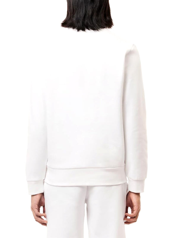 Lacoste Felpa Girocollo Uomo Mod. SH9608 001 Bianco