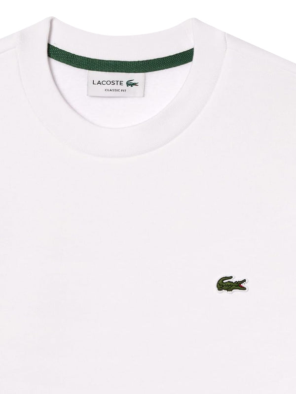 Lacoste Felpa Girocollo Uomo Mod. SH9608 001 Bianco
