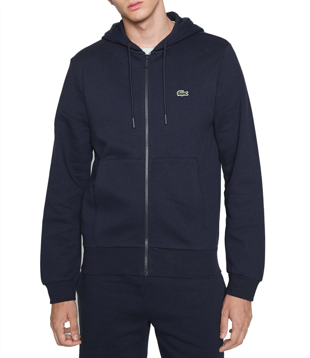 Lacoste Felpa Zip Uomo Mod. SH9626 166 Blu