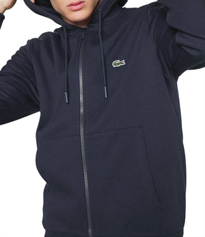 Lacoste Felpa Zip Uomo Mod. SH9626 166 Blu