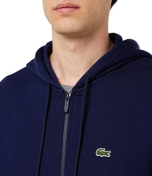 Lacoste Felpa Zip Uomo Mod. SH9626 166 Blu