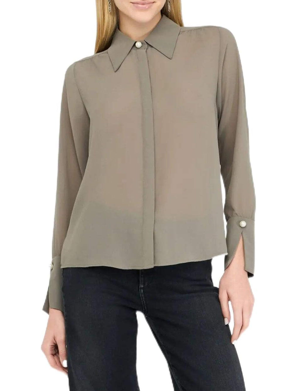 Liu Jo Camicia Donna Mod. CF5302 X0707 X0707 Fango
