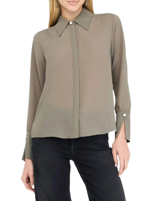 Liu Jo Camicia Donna Mod. CF5302 X0707 X0707 Fango