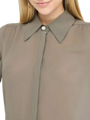 Liu Jo Camicia Donna Mod. CF5302 X0707 X0707 Fango