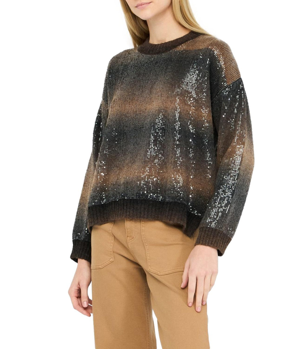 Liu Jo Maglia Donna Mod. MF5380 MA14R S9472 Moro