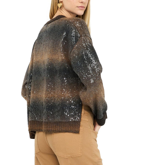 Liu Jo Maglia Donna Mod. MF5380 MA14R S9472 Moro