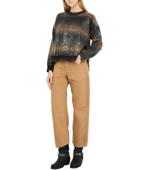 Liu Jo Maglia Donna Mod. MF5380 MA14R S9472 Moro