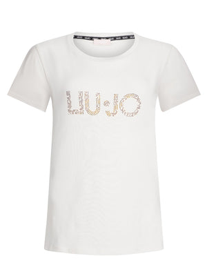Liu Jo T-shirt Donna Mod. TF5166 JS003 09U35 Bianco
