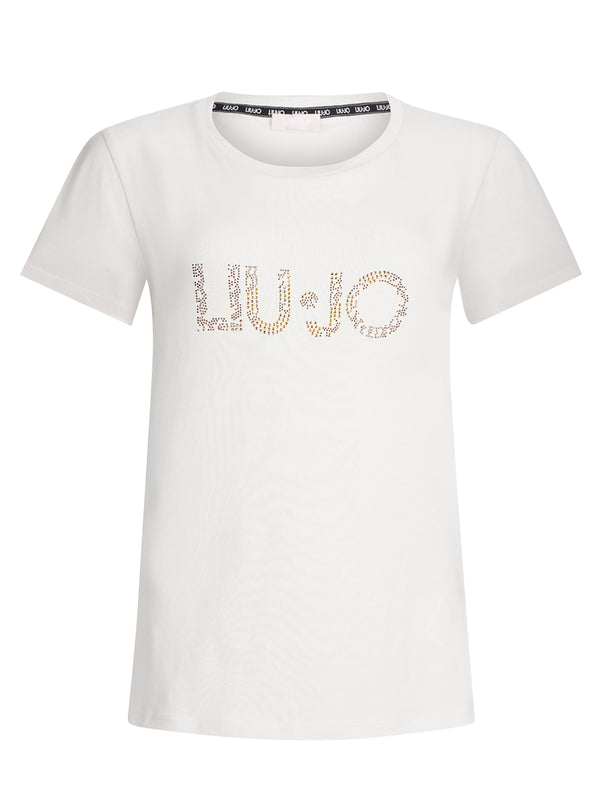 Liu Jo T-shirt Donna Mod. TF5166 JS003 09U35 Bianco
