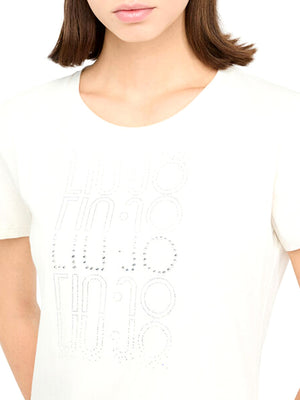 Liu Jo T-shirt Donna Mod. TF5166 JS003 M9903 LATTE
