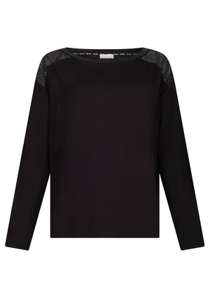 Liu Jo T-shirt Donna Mod. TF5186 JS360 A3370 Nero