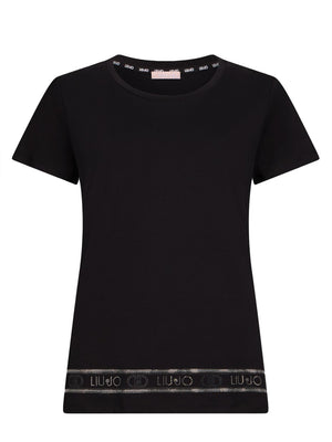Liu Jo T-shirt Donna Mod. TF5287 JS923 M9845 Nero