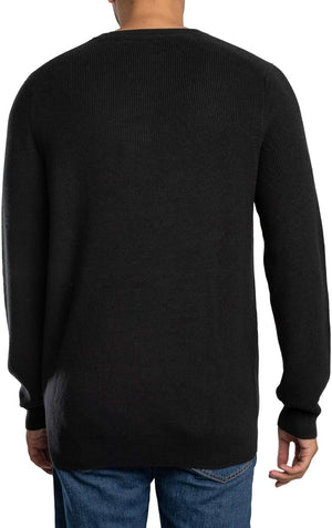Lyle & Scott Maglione Girocollo Uomo Mod. KN2303 COT-VISC X002 Nero