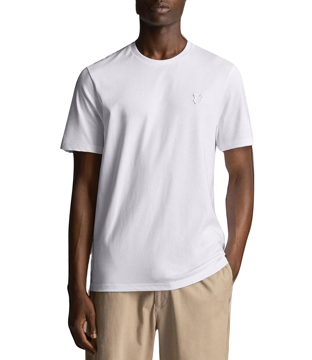 Lyle & Scott T-shirt Tonal Eagle Plain T-Shirt Uomo Mod. TS400TON 626 WHITE