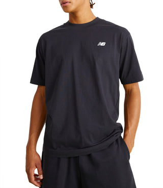 New Balance T-shirt New Balance Small Logo T-Shirt - White (100) Uomo Mod. MT4150 9BK Black