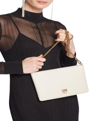 PINKO Borsa Donna Mod. 100455 A0F1 Z14Q Panna