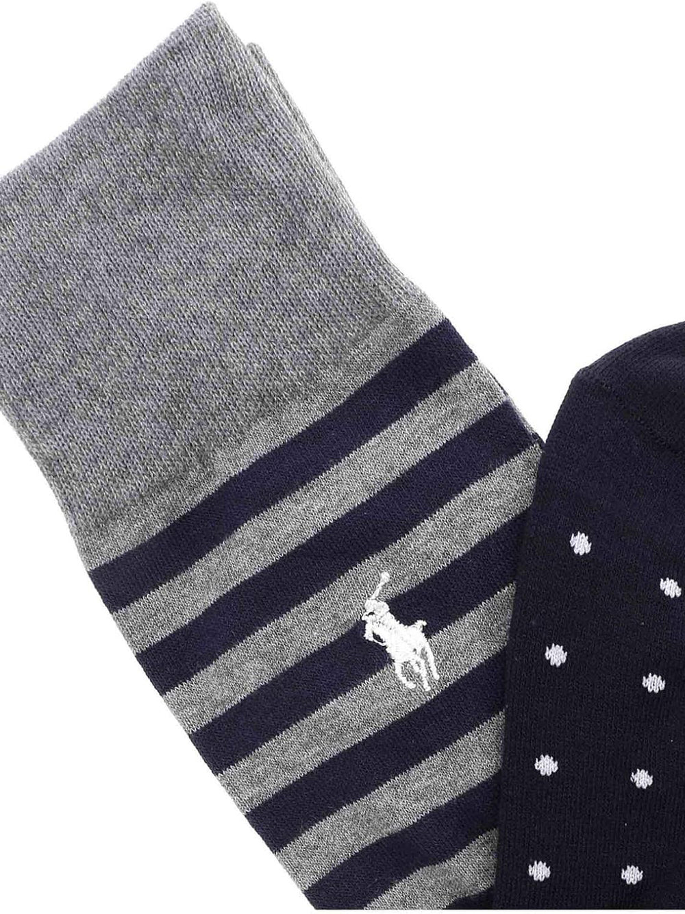 Polo Ralph Lauren Calzini Uomo Mod. 449655259 2PACK 002 Multicolor