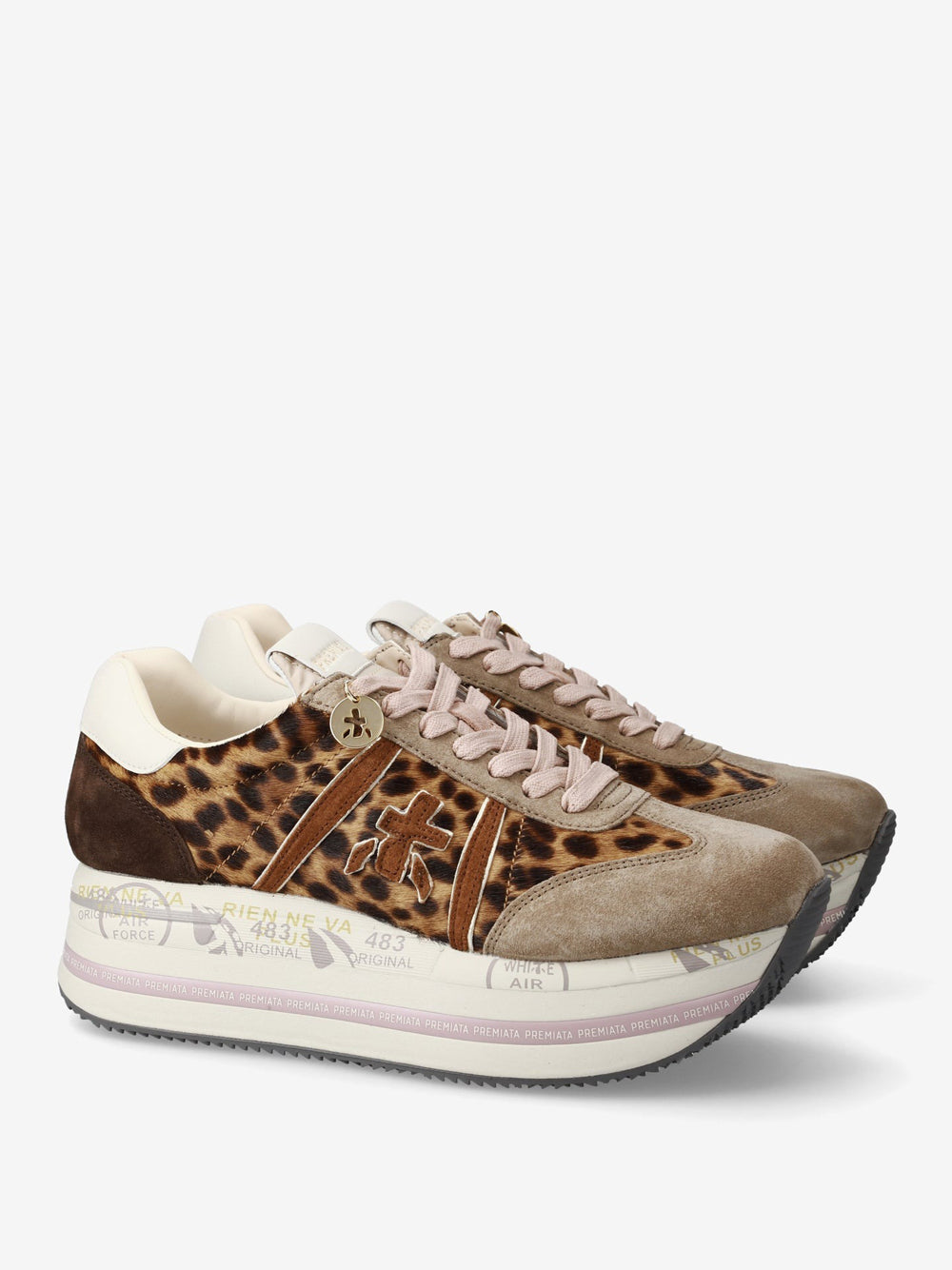 Premiata Sneakers Donna Mod. BETH 7741 Leopardato