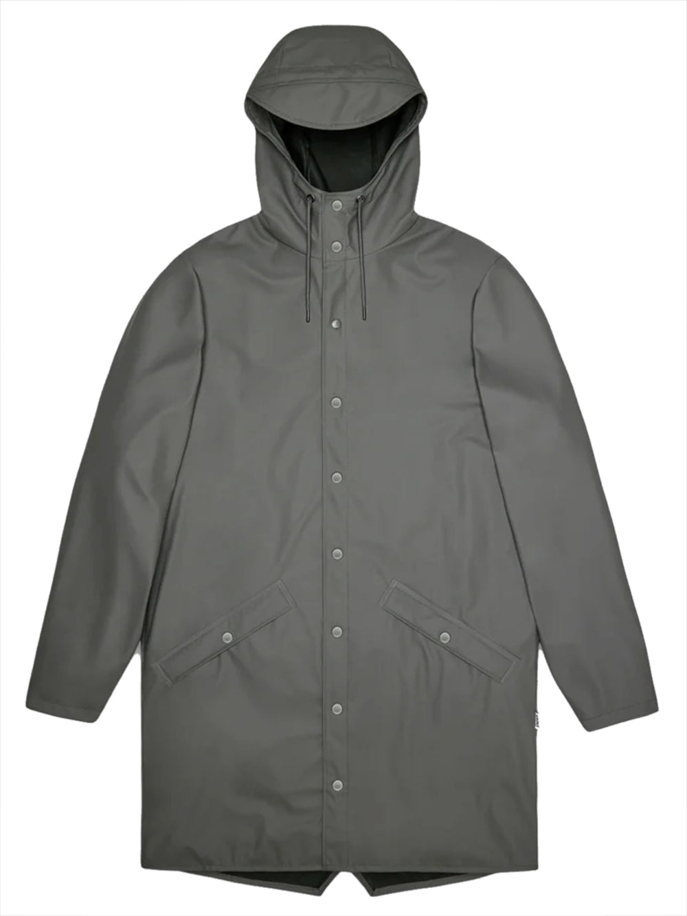 Rains Impermeabile UNISEX Mod. 12020 LONG JACKET 03 GREEN