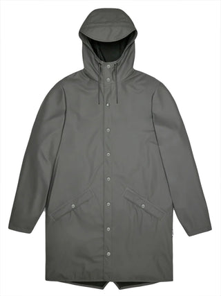 Rains Impermeabile UNISEX Mod. 12020 LONG JACKET 03 GREEN