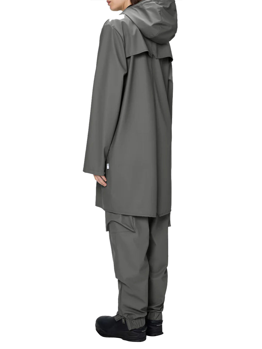 Rains Impermeabile UNISEX Mod. 12020 LONG JACKET 03 GREEN