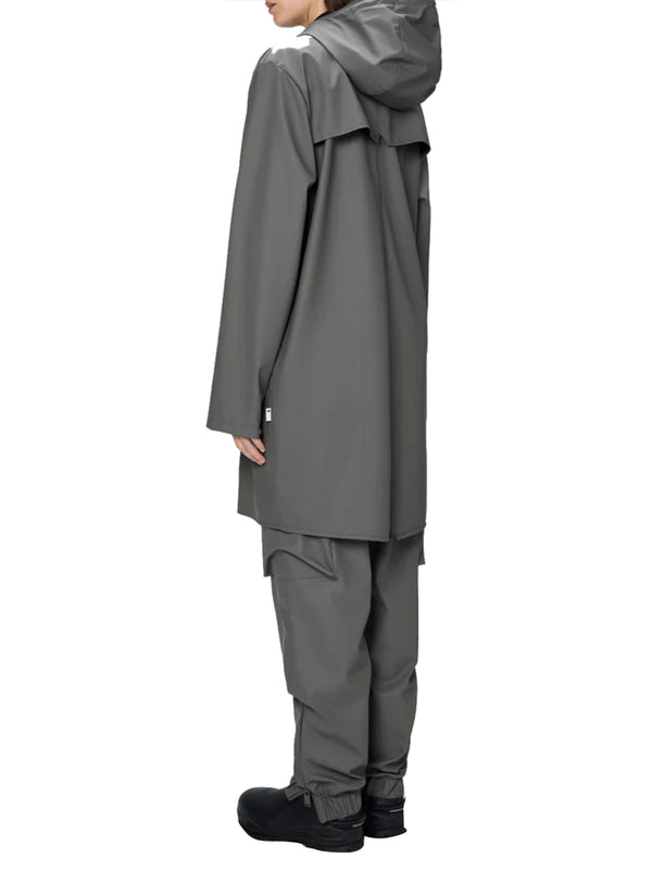 Rains Impermeabile UNISEX Mod. 12020 LONG JACKET 03 GREEN