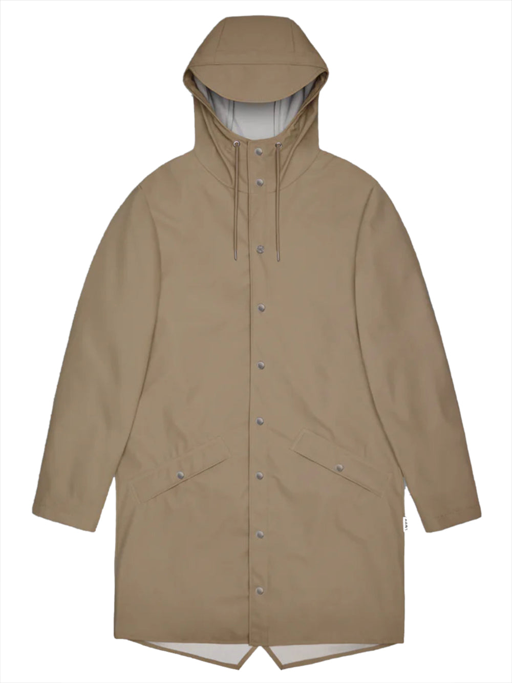 Rains Impermeabile UNISEX Mod. 12020 LONG JACKET 133 Beige