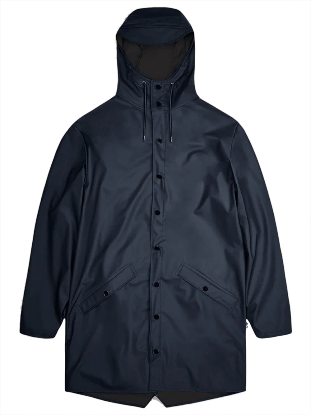 Rains Impermeabile UNISEX Mod. 12020 LONG JACKET 47 Blu