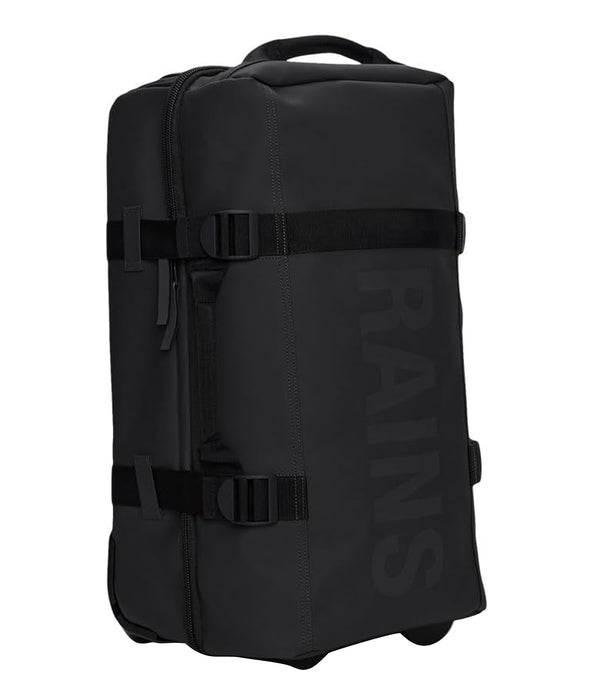 Rains Trolley UNISEX Mod. 13460 TEXEL CABIN BAG W3 01 Nero