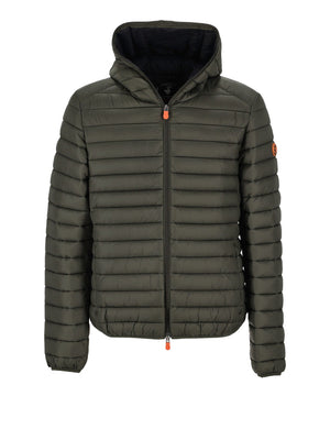 Save The Duck Giubbotto corto Uomo Mod. D30650 DONALD GIGA 50071 Verde