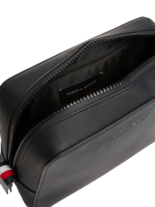 Tommy Hilfiger Borsa Pochette Uomo Mod. AM0AM13527 BDS Nero