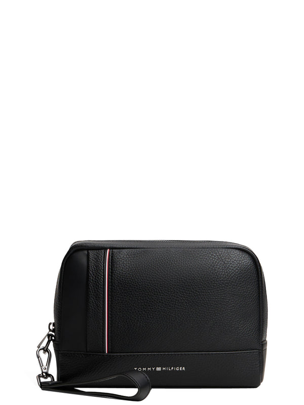Tommy Hilfiger Pouchette Uomo Mod. AM0AM13790 BDS Nero