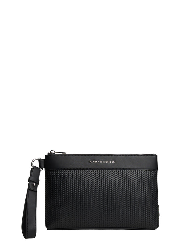 Tommy Hilfiger Pouchette Uomo Mod. AM0AM13804 BDS Nero