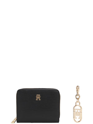 Tommy Hilfiger Portafoglio Donna Mod. AW0AW18041 BDS Nero