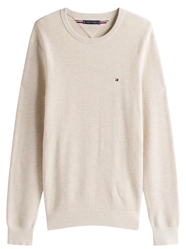 Tommy Hilfiger Pullover Uomo Mod. MW0MW36347 HGF Beige
