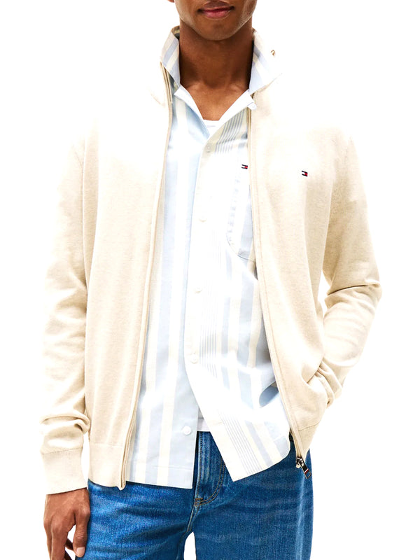 Tommy Hilfiger Cardigan Uomo Mod. MW0MW36517 HGF Beige