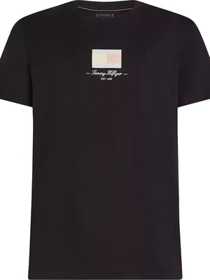 Tommy Hilfiger T-shirt Uomo Mod. MW0MW39349 BDS BLACK