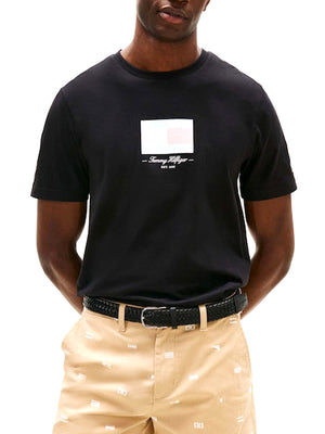 Tommy Hilfiger T-shirt Uomo Mod. MW0MW39349 BDS BLACK