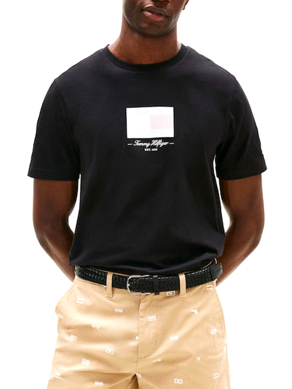 Tommy Hilfiger T-shirt Uomo Mod. MW0MW39349 BDS BLACK