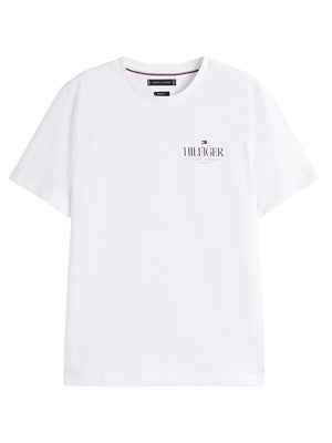 Tommy Hilfiger T-shirt Uomo Mod. MW0MW39355 YBR Bianco