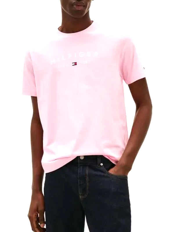 Tommy Hilfiger T-shirt Uomo Mod. MW0MW39356 TOL Rosa