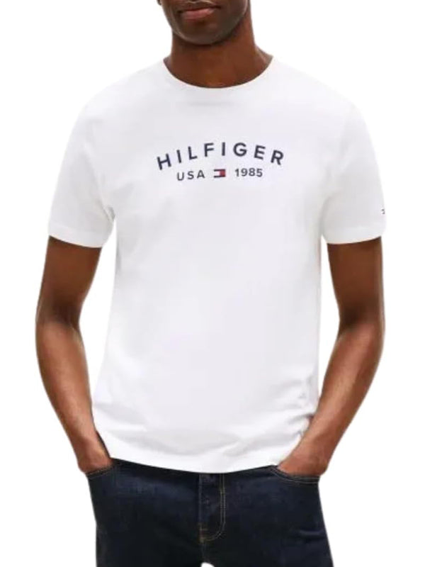 Tommy Hilfiger T-shirt Uomo Mod. MW0MW39356 YBR Bianco