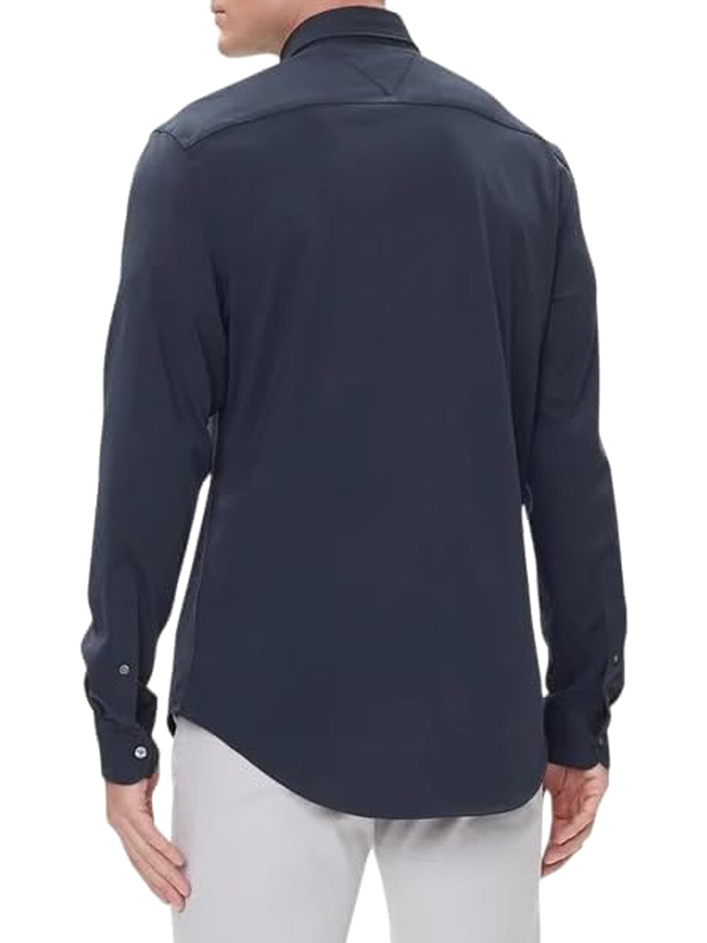 Tommy Hilfiger Camicia Manica Lunga Uomo Mod. MW0MW039418 DW5 Blu