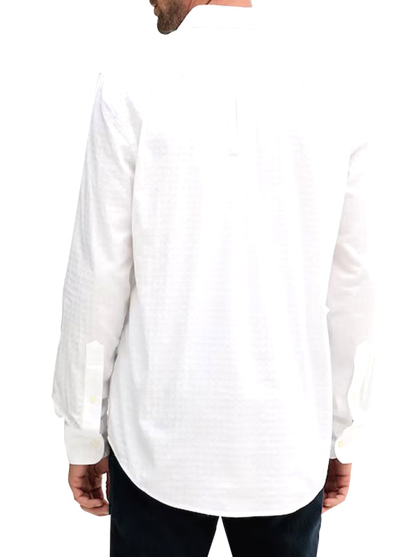 Tommy Hilfiger Camicia m/l Uomo Mod. MW0MW39446 YCF Bianco